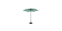Flynama 9FT Light Green Outdoor Patio Umbrella with Crank and Tilt