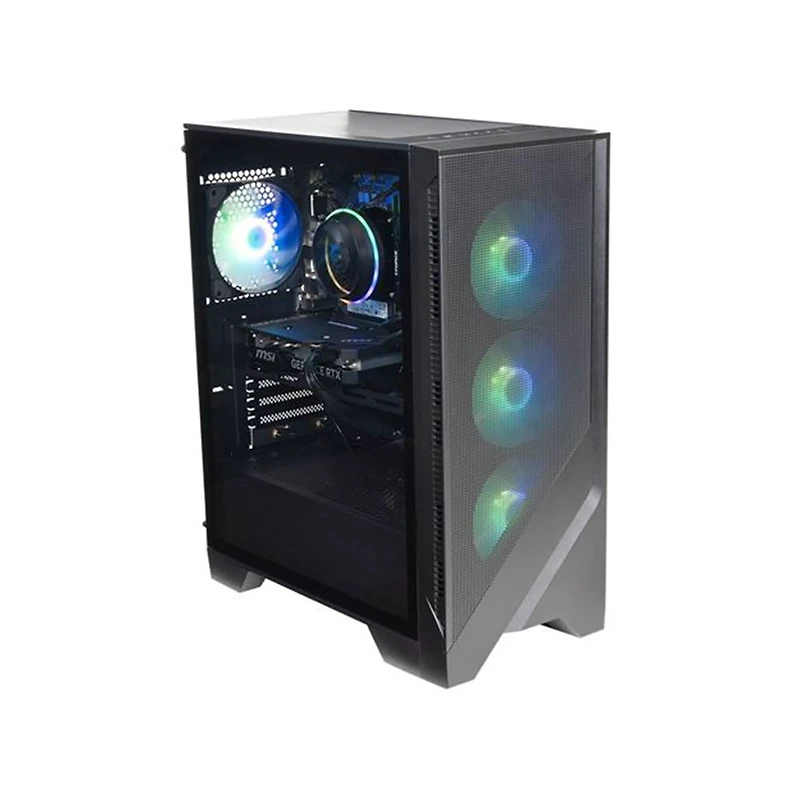 Msi Codex Z2 A8NVL-484US Gaming Desktop Computer, Amd Ryzen 7 8700F 4.1GHz, 16GB Ram, 2TB Ssd, Nvidia GeForce Rtx 5060 8GB, Windows 11 Home, Black