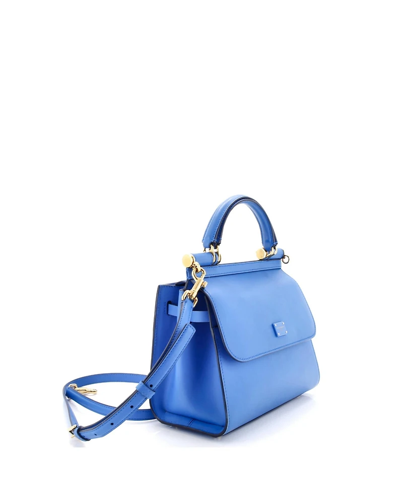 Pre-Owned Dolce & Gabbana Small Sicily 58 Bag Leather