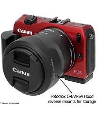 Fotodiox Ew-54 Bayonet Lens Hood for Canon Ef-m 18-55mm f/3.5-5.6 Is Stm Lens