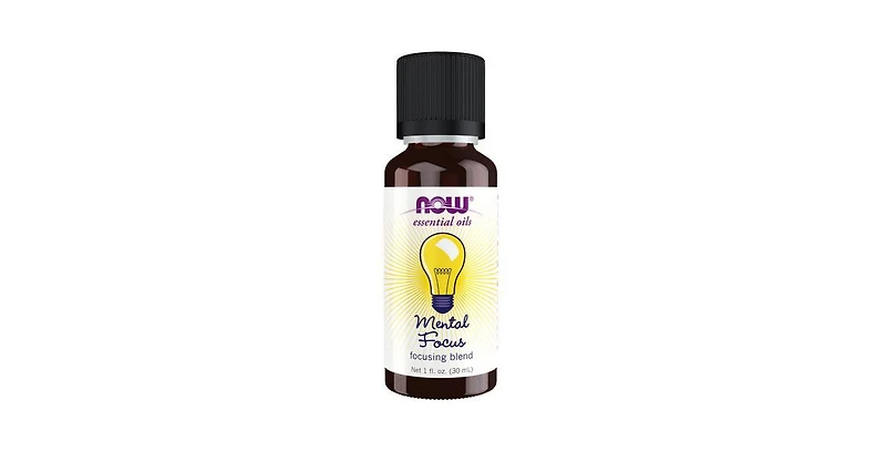 Now Foods Mental Focus Oil Blend ,Focusing, 1 oz