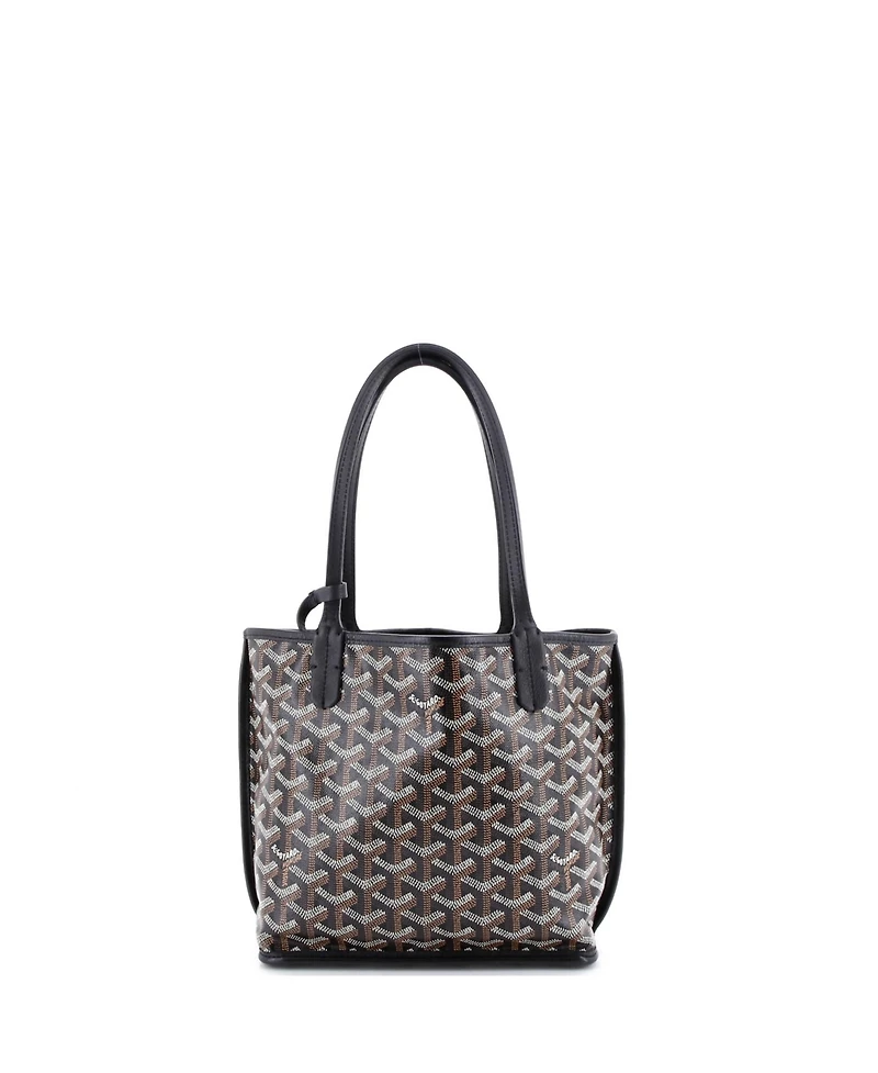 Pre-Owned Goyard Mini Anjou Reversible Tote Coated Canvas
