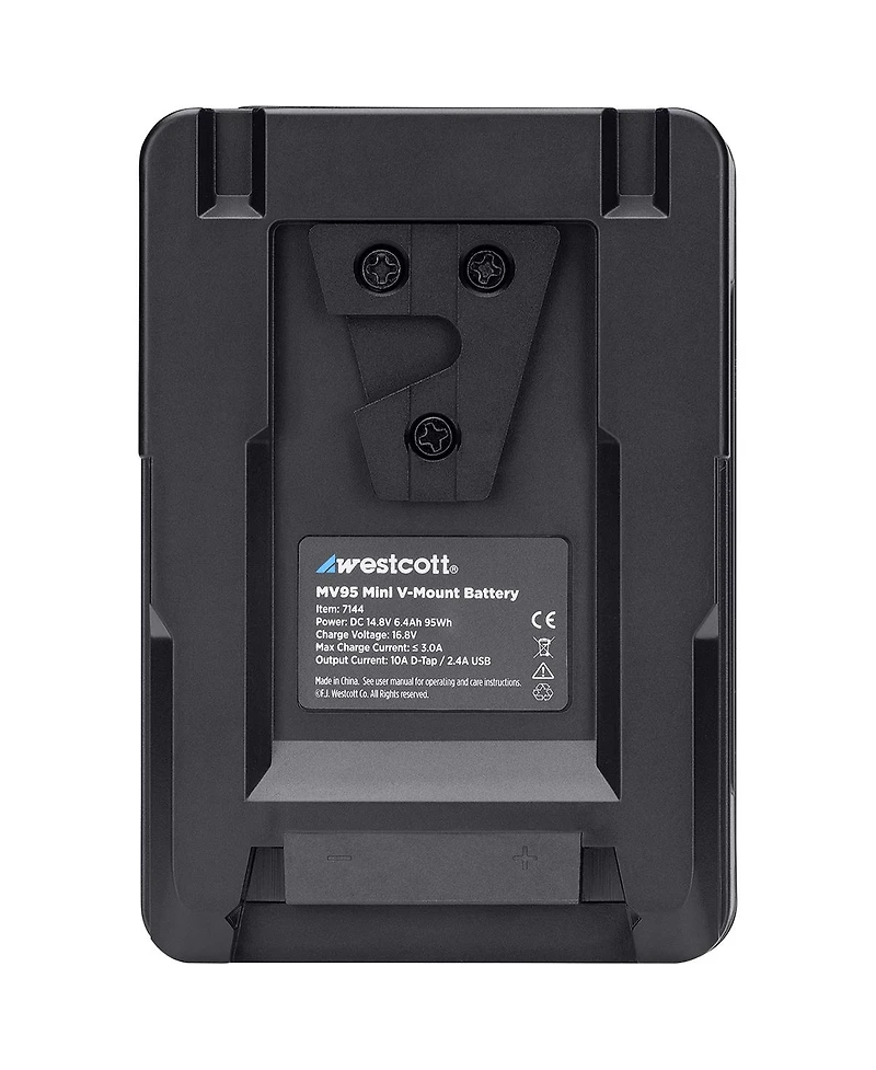 Westcott MV95 95Wh 14.8V 6400mAh Mini V-Mount Lithium-Ion Battery