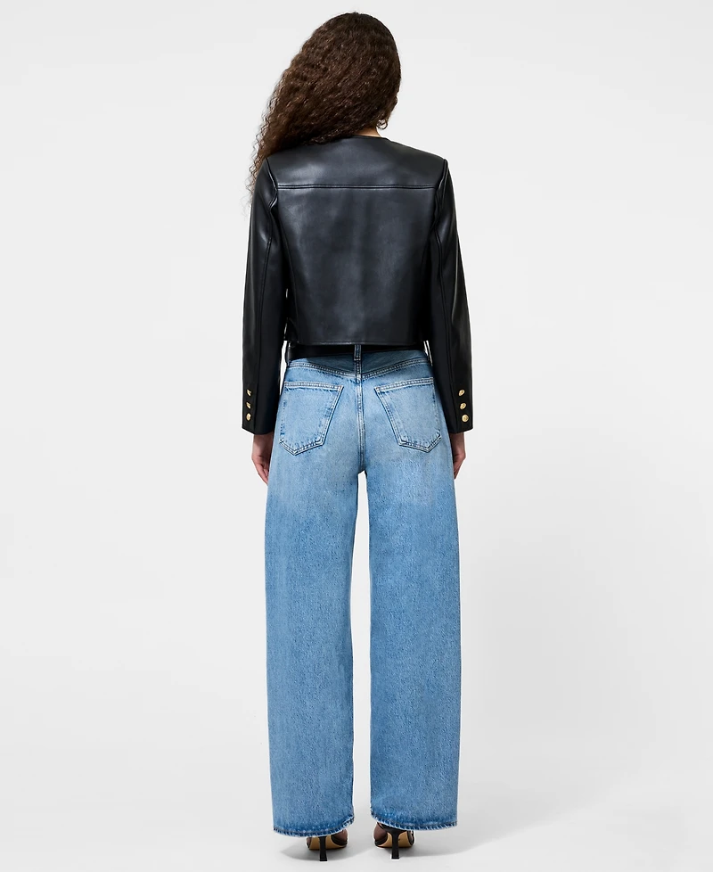 French Connection Women's Cropped Long Sleeve Jacket