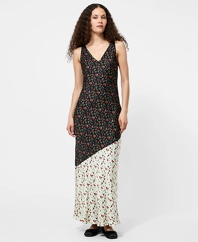 French Connection Women's Julia Ditsy Bloom Sleeveless Maxi Dress