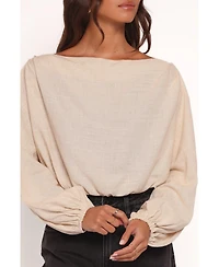 Petal and Pup Women's Zara Long Sleeve Top - Stone Xl