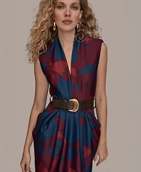Donna Karan New York Women's Belted Sheath Dress