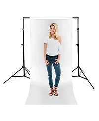 Savage Port-a-Stand Background Support System with 53"x36' Widetone Seamless Background