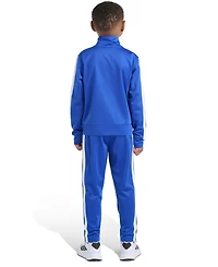 Adidas Toddler and Little Boys 2T-7 Two Piece Long Sleeve, Three Stripes Jacket Jogger Pant Set