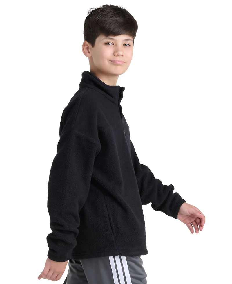 Adidas Big Boys Long Sleeve Winterized Hoodie