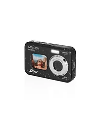 Minolta Minolta Duo MN50WP 48 Mp Af 5K Ultra Hd Waterproof Digital Camera with Dual Front & Rear Lcd, Black
