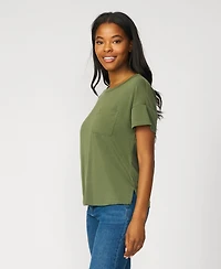 Cable & Gauge Women's Soft Modal Pocket Tee