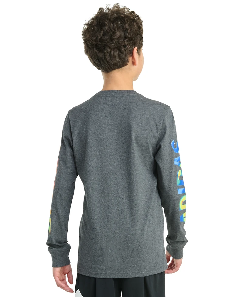 Adidas Big Boys Spectrum of Light Long Sleeve T-Shirt