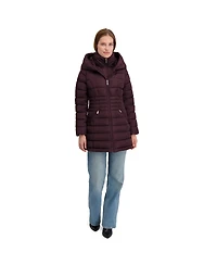 Laundry By Shelli Segal Women's Fitted Puffer Coat