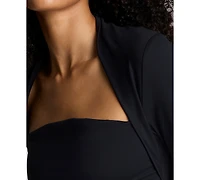 Kenneth Cole Juniors' Square Neck Long Sleeve Top