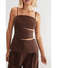 Premium Tailored Cut Out Longline Top