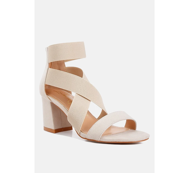 London Rag Benicia Elastic Strappy Sandal Womens