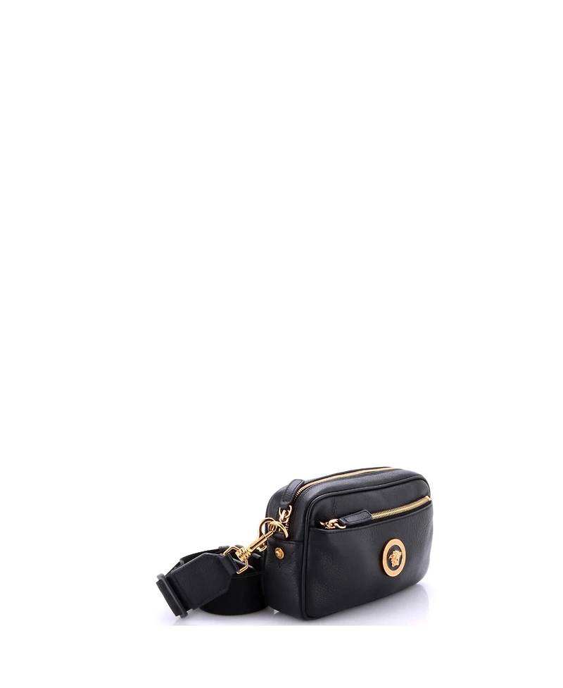 Pre-Owned Versace Medusa Convertible Belt Bag Leather