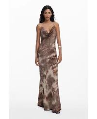 Desigual Women's Long gradient strap dress