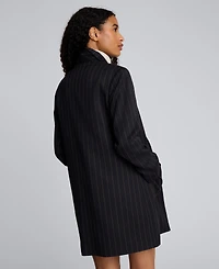 Kenneth Cole Women's Pinstripe Patch Pocket Jacket