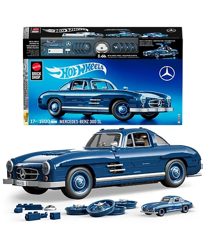 Mega Bloks Hot Wheels Mercedes-Benz 300 Sl Building Toy Kit