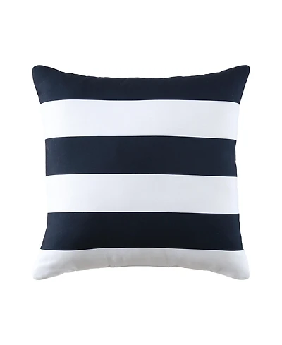 Nautica Sailor Stripe Printed Square Decorative Pillow, 18" x 18"