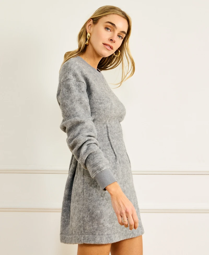 Line & Dot Women's Pippa Solid Mini Dress