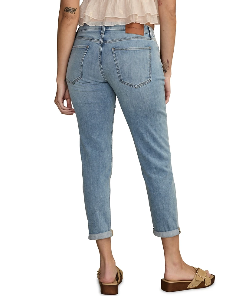 Lucky Brand Women's Sienna Boyfriend Mid Rise Jeans