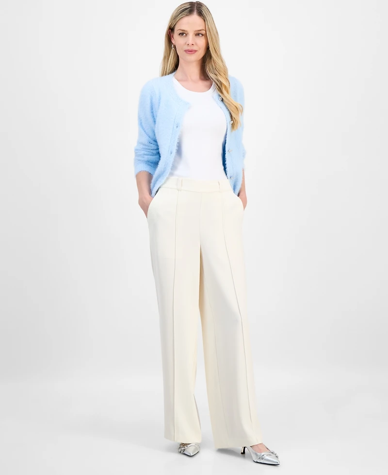I.n.c. International Concepts Petite High-Rise Wide-Leg Pants, Macy's Exclusive