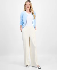 I.n.c. International Concepts Petite High-Rise Wide-Leg Pants, Macy's Exclusive