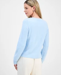 I.n.c. International Concepts Petite Rhinestone-Button Cardigan, Macy's Exclusive