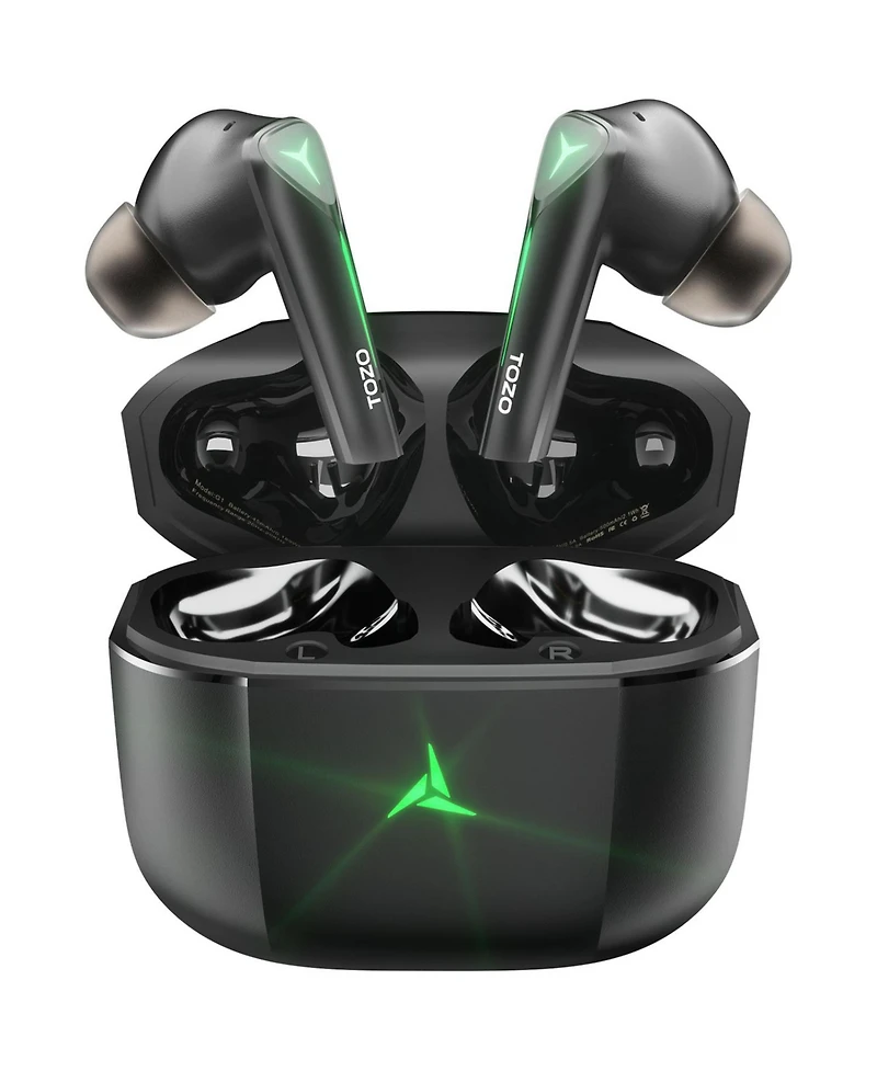 Tozo G1S Gaming Pods Bluetooth Wireless Low Latency Earbuds - Black