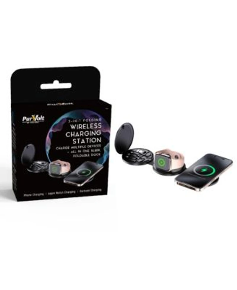 Pursonic 5 In 1 Folding Wireless Charging Station