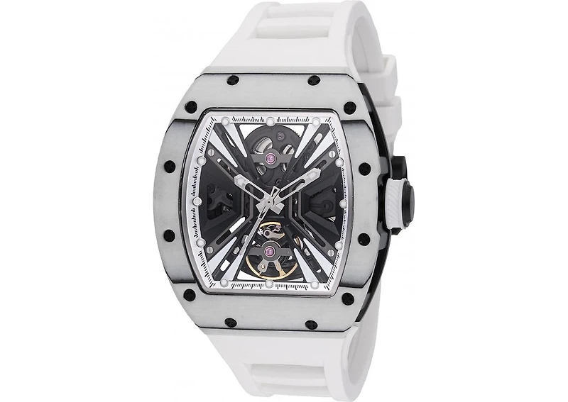 Invicta Men's 49028 S1 Rally Automatic 3 Hand White Dial Watch