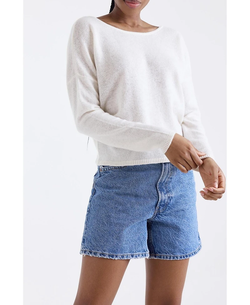 1982 Women's Leyla Low Back Cashmere Sweater