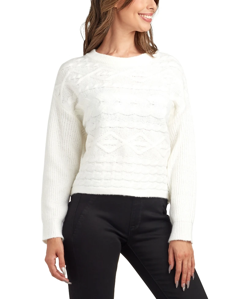 Bcx Juniors' Crewneck Pull On Sweater