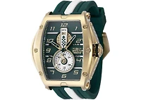 Invicta Men's 47387 Invicta Racing Quartz Multifunction White, Silver, Gold, Green Dial Watch