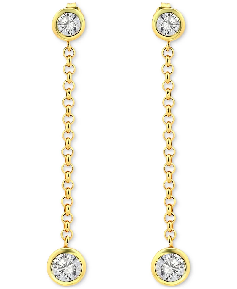 Giani Bernini Drop Earrings (2-3/8 ct. t.w.) in 18K Gold Plated Sterling Silver, Macy's Exclusive