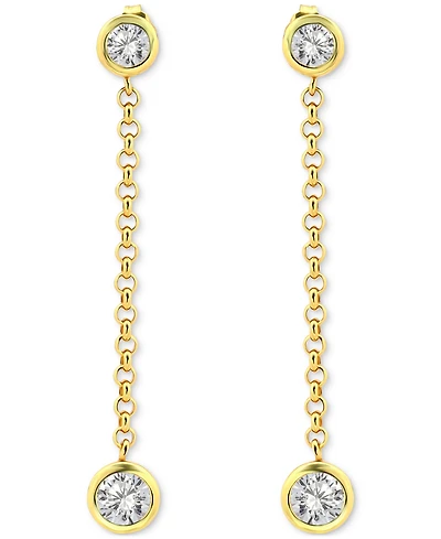 Giani Bernini Drop Earrings (2-3/8 ct. t.w.) in 18K Gold Plated Sterling Silver, Macy's Exclusive