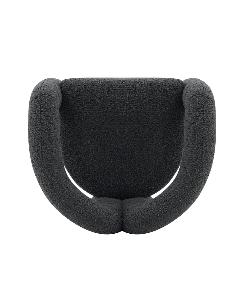 Manhattan Comfort Darian Modern 28.74" Boucle Upholstered Accent Chair