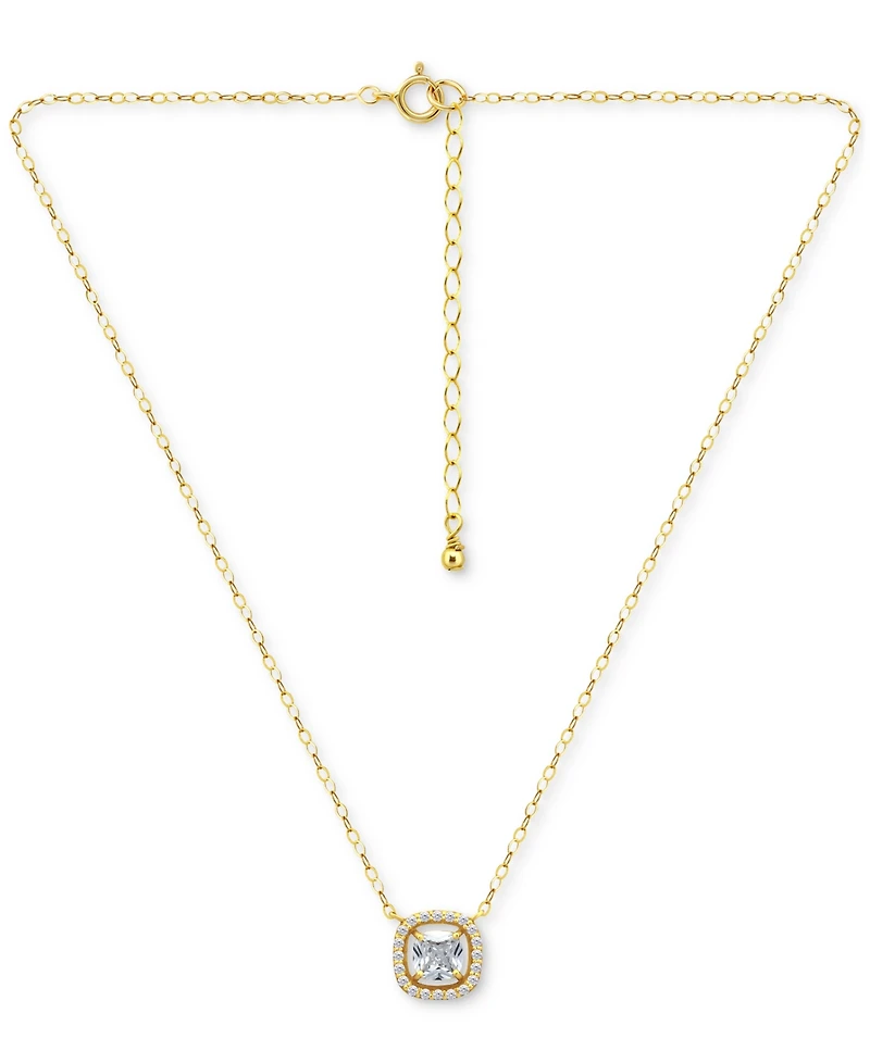 Giani Bernini Necklace (1-5/8 ct. t.w.) in 18K Gold Plated Sterling Silver, Macy's Exclusive