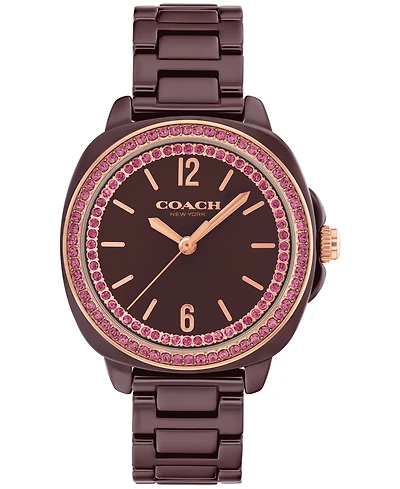 Coach Women's Kitt Cherry Ceramic Bracelet Watch, 34mm