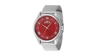 Invicta Men's 48484 Celestial Quartz 3 Hand Red Dial Watch
