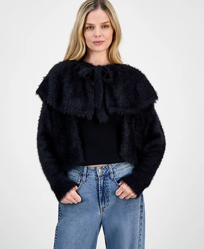 And Now This Petite Cape Long-Sleeve Sweater, Macy's Exclusive