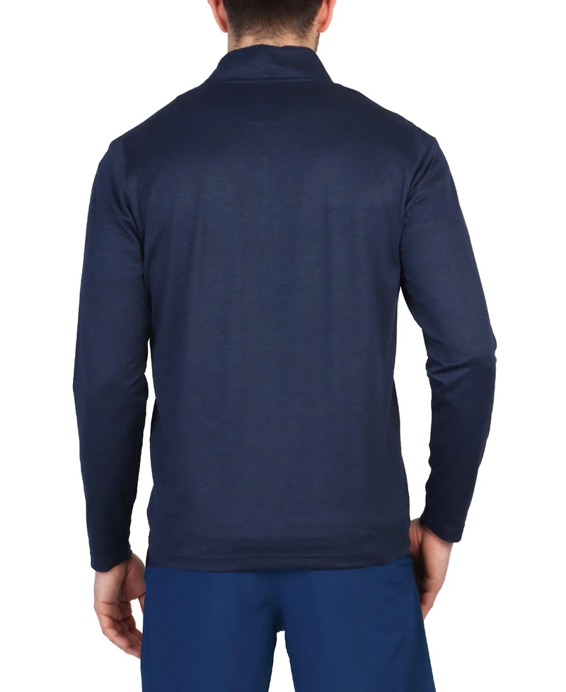 Tailorbyrd Men's Lightweight Mesh Quarter-Zip Pullover for Active Lifestyle