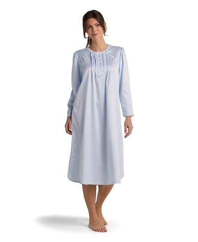 Miss Elaine Petite Round Neck Long Sleepwear Gown