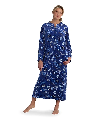 Miss Elaine Women's Long Sleeve Sleepwear Robe