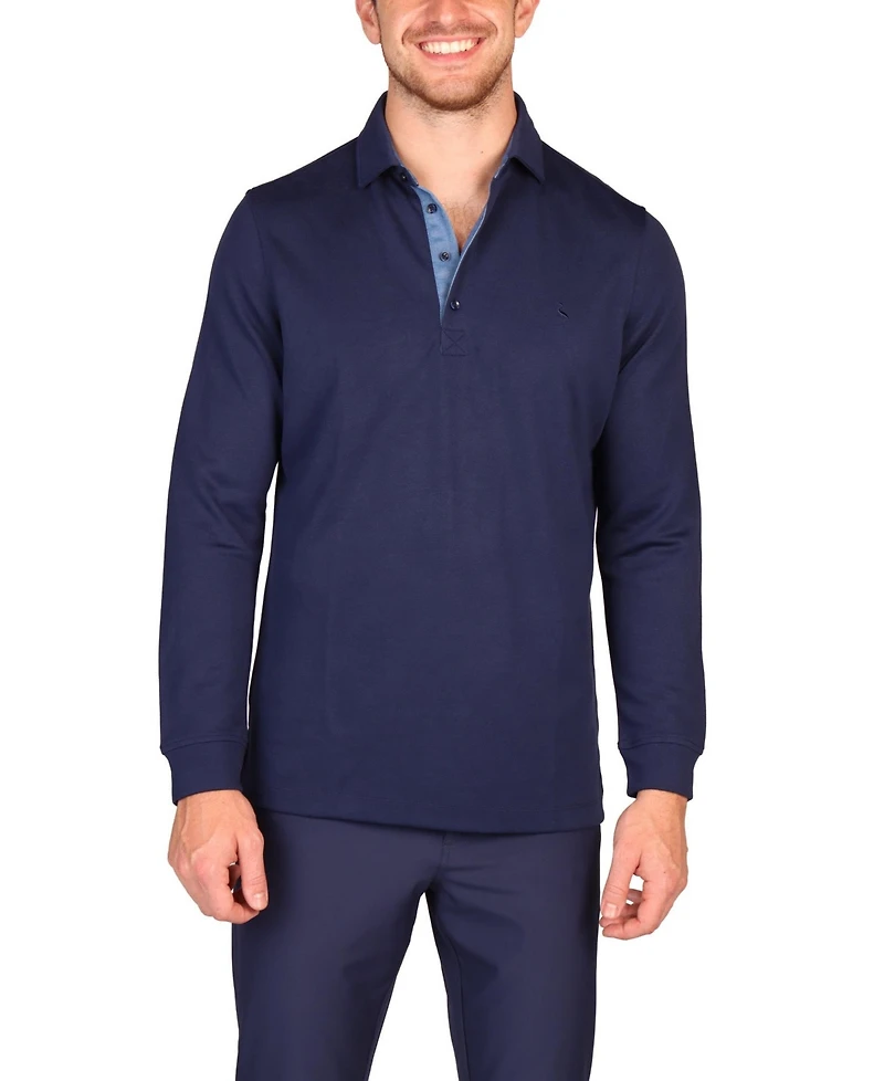 Tailorbyrd Men's In Motion Long Sleeve Polo