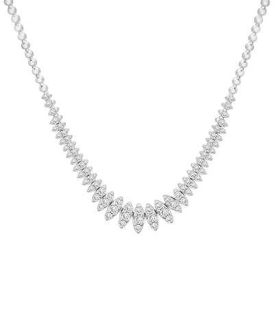 Diamond Gradient Necklace (2 ct.t.w.) in 10k White Gold