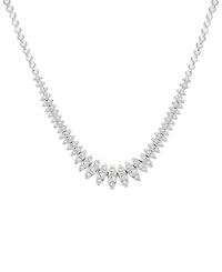 Diamond Gradient Necklace (2 ct.t.w.) in 10k White Gold